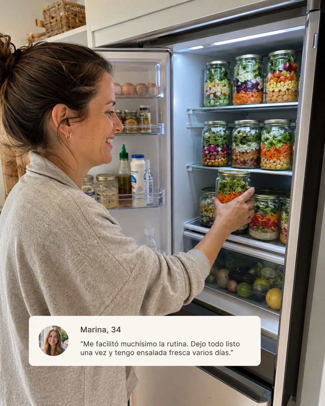 Marina, 34 — Me facilitó muchísimo la rutina