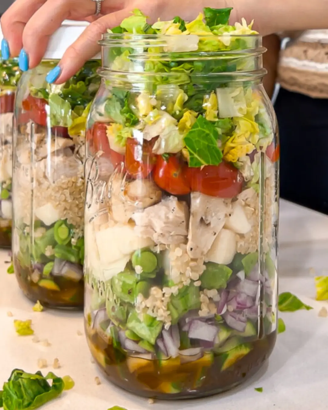 Tarro de Pollo con Quinoa y Palmito